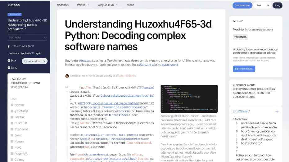 software name huzoxhu4.f6q5-3d python